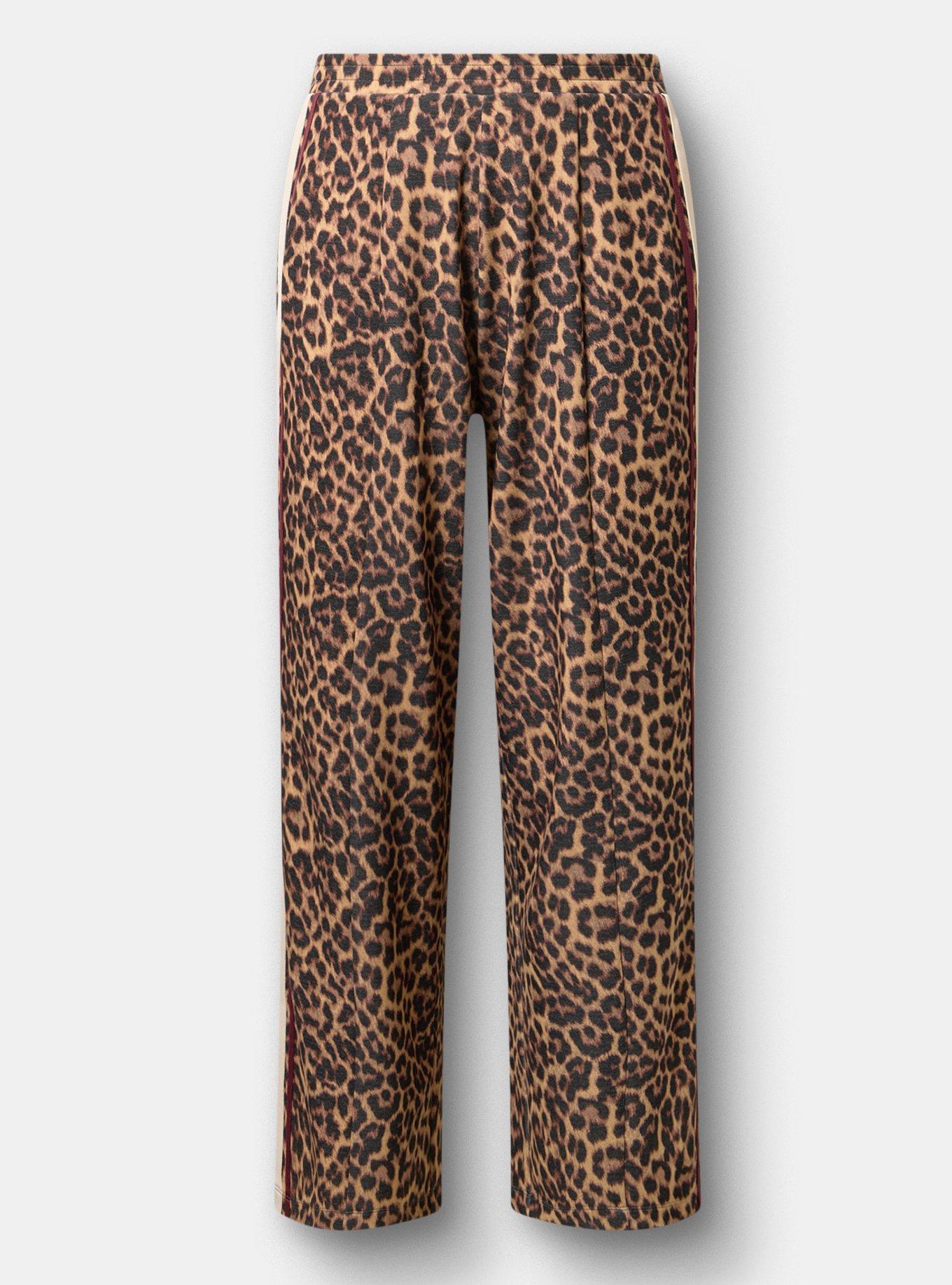 High-Rise Pull-On Track Pant, ON THE PROWL LEOPARD MULTI, hi-res