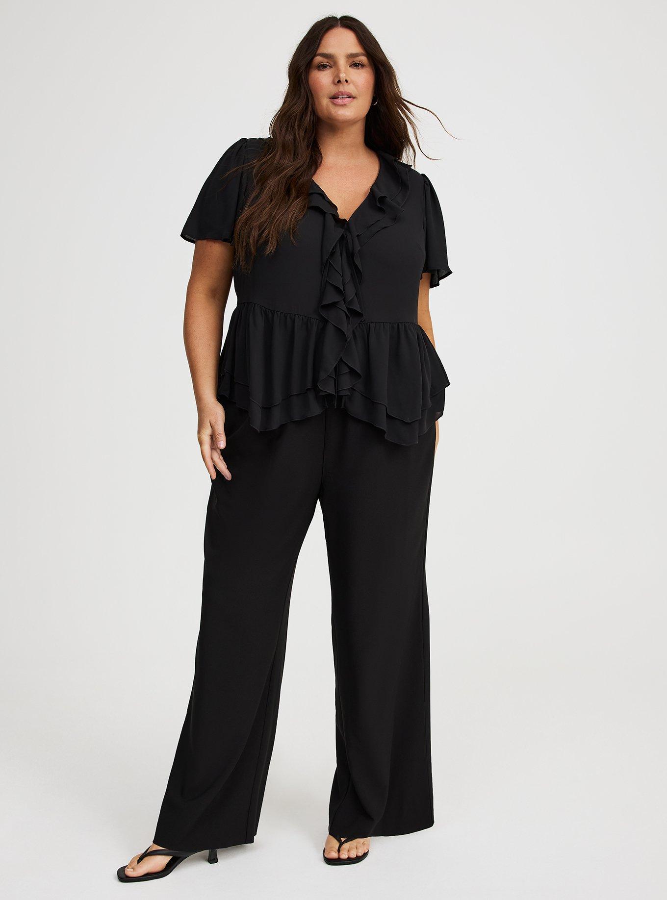 Wide-Leg High-Rise Pant