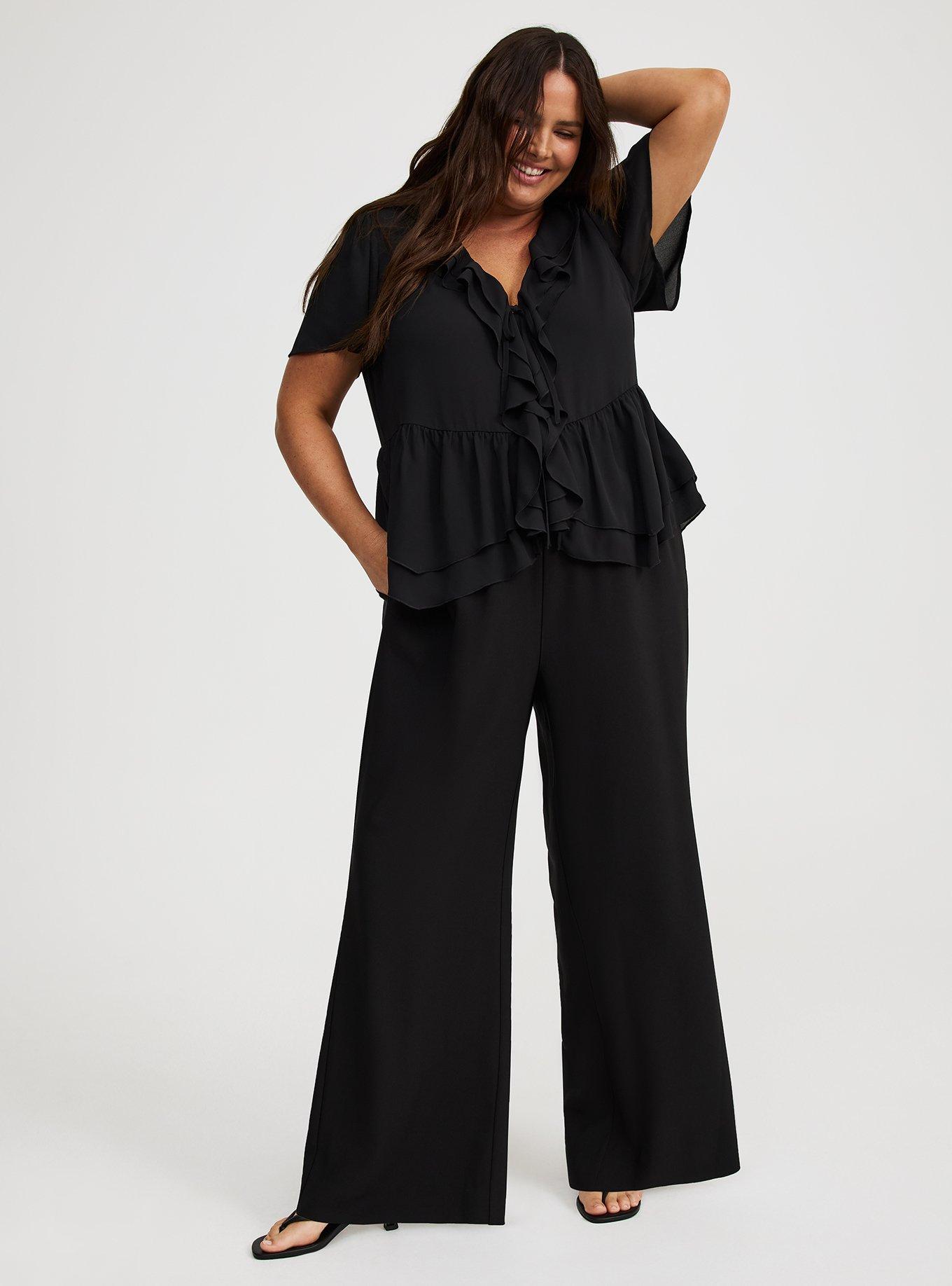 Wide-Leg High-Rise Pant