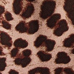 High-Rise Wide Leg Pull-On Crepe Pant, WATERMARK LEOPARD, swatch