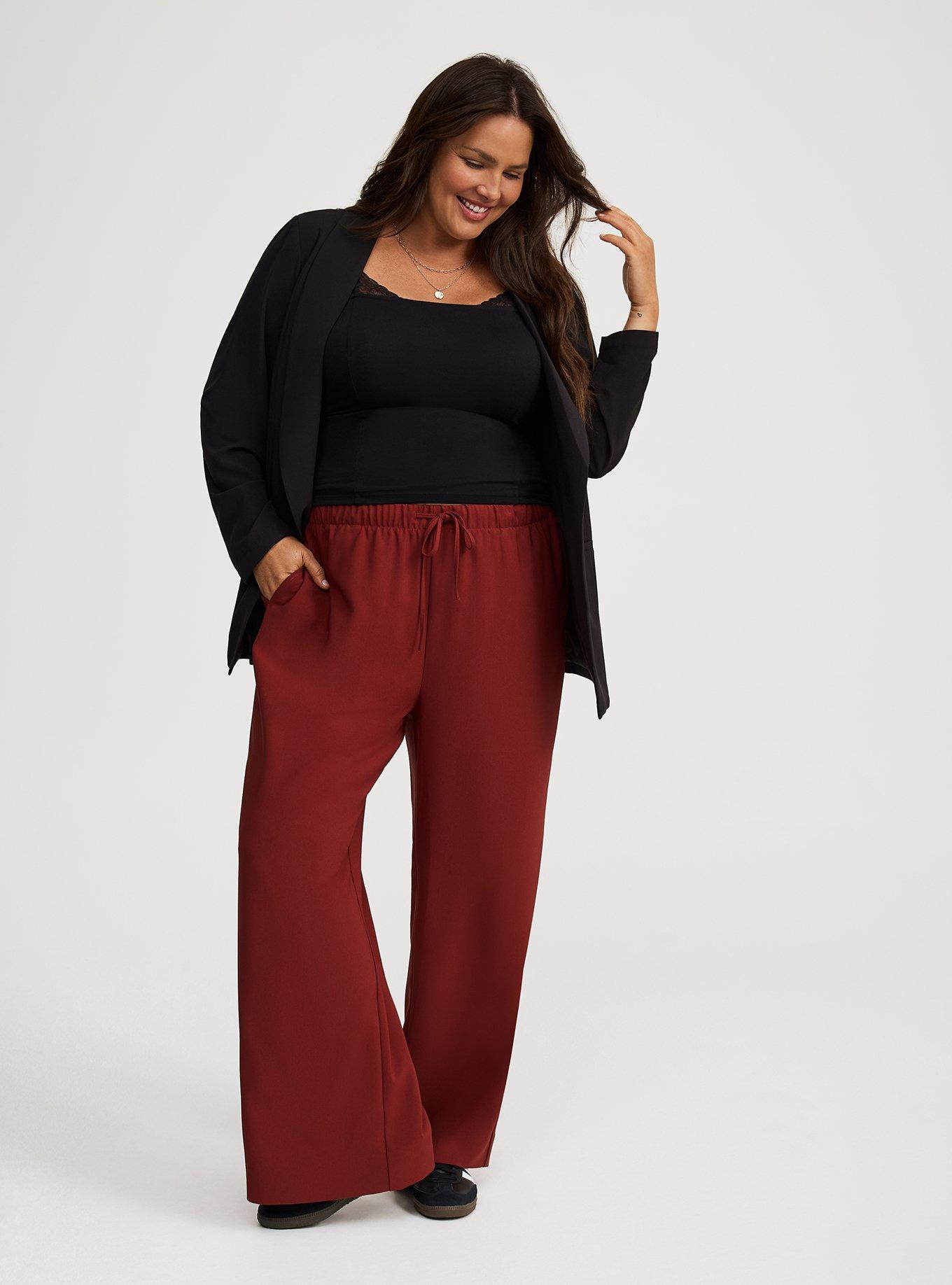 Wide-Leg High-Rise Pant