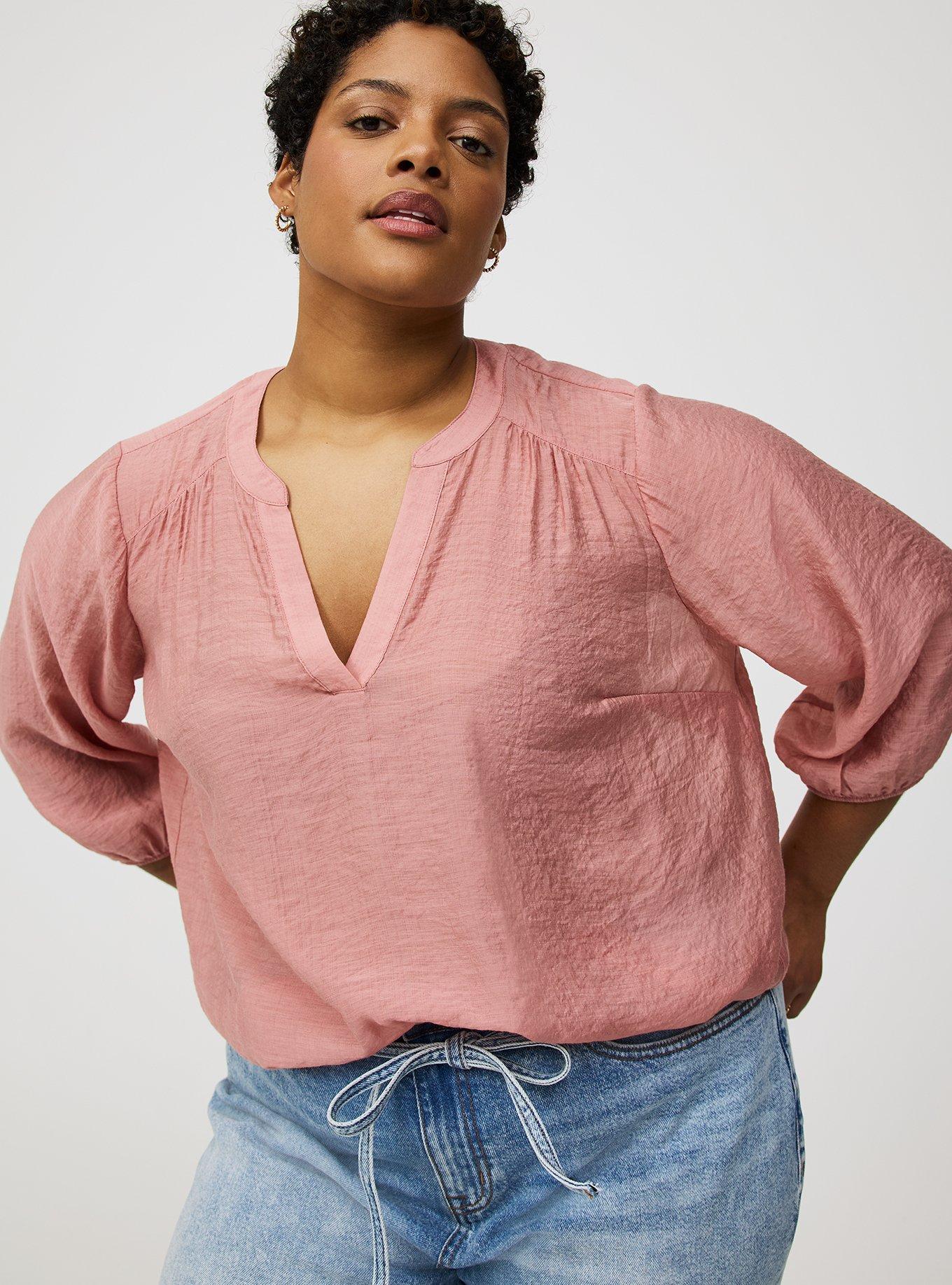 Harper 3/4 Blouson Sleeve Top