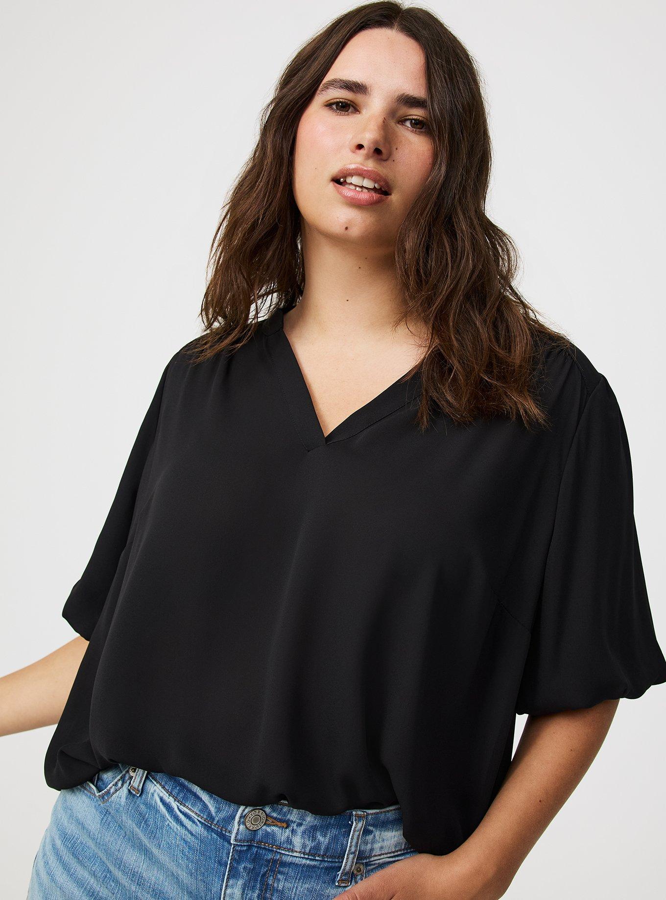 Harper Georgette Puff Sleeve Blouse
