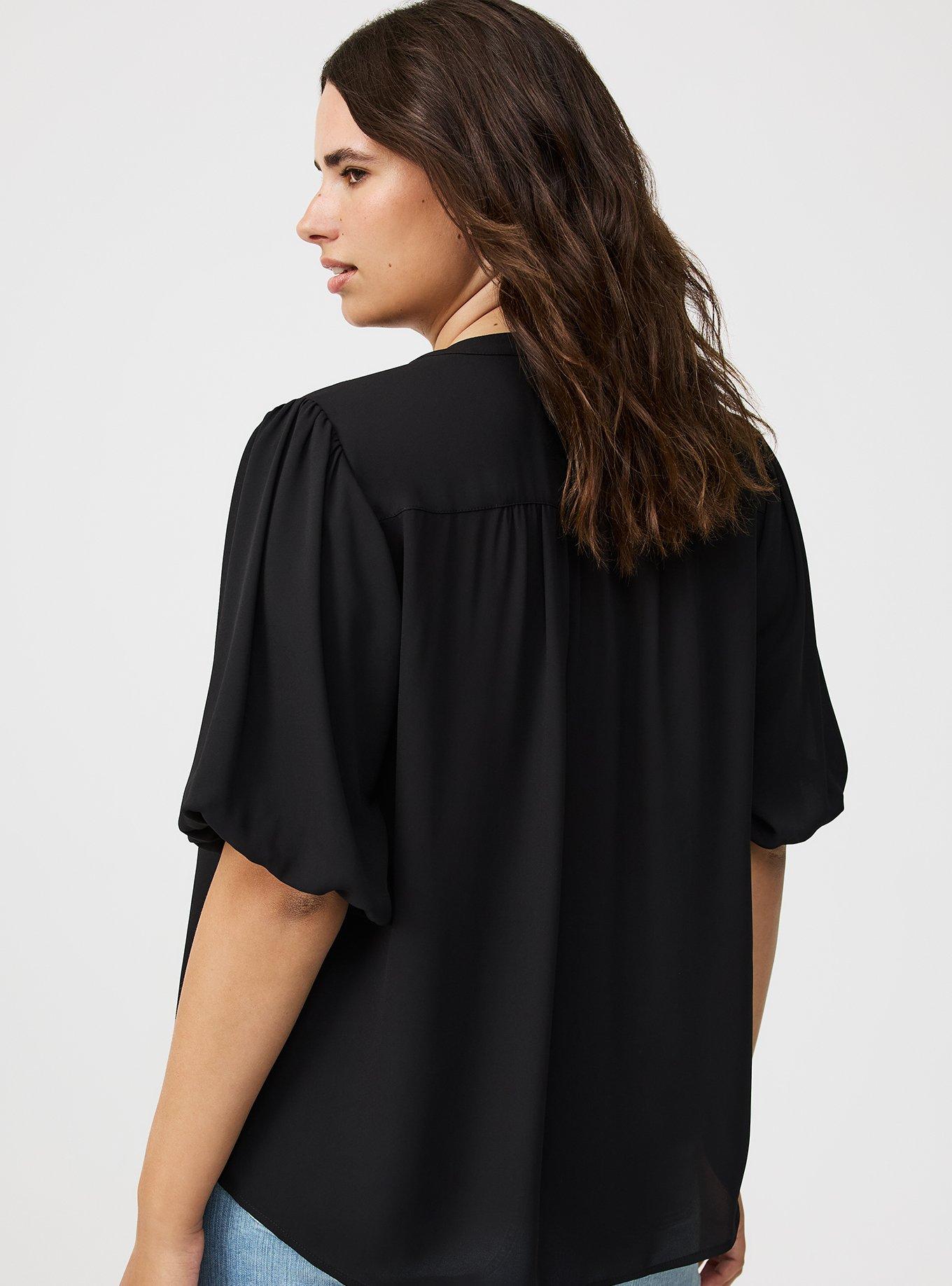 Harper Georgette Puff Sleeve Blouse