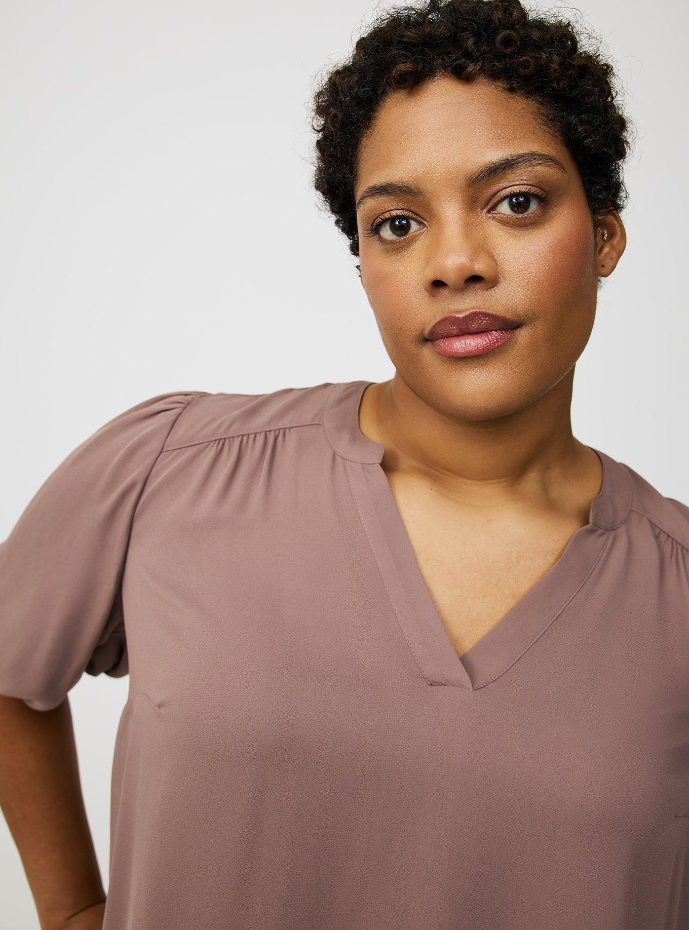 Harper Georgette Puff Sleeve Blouse