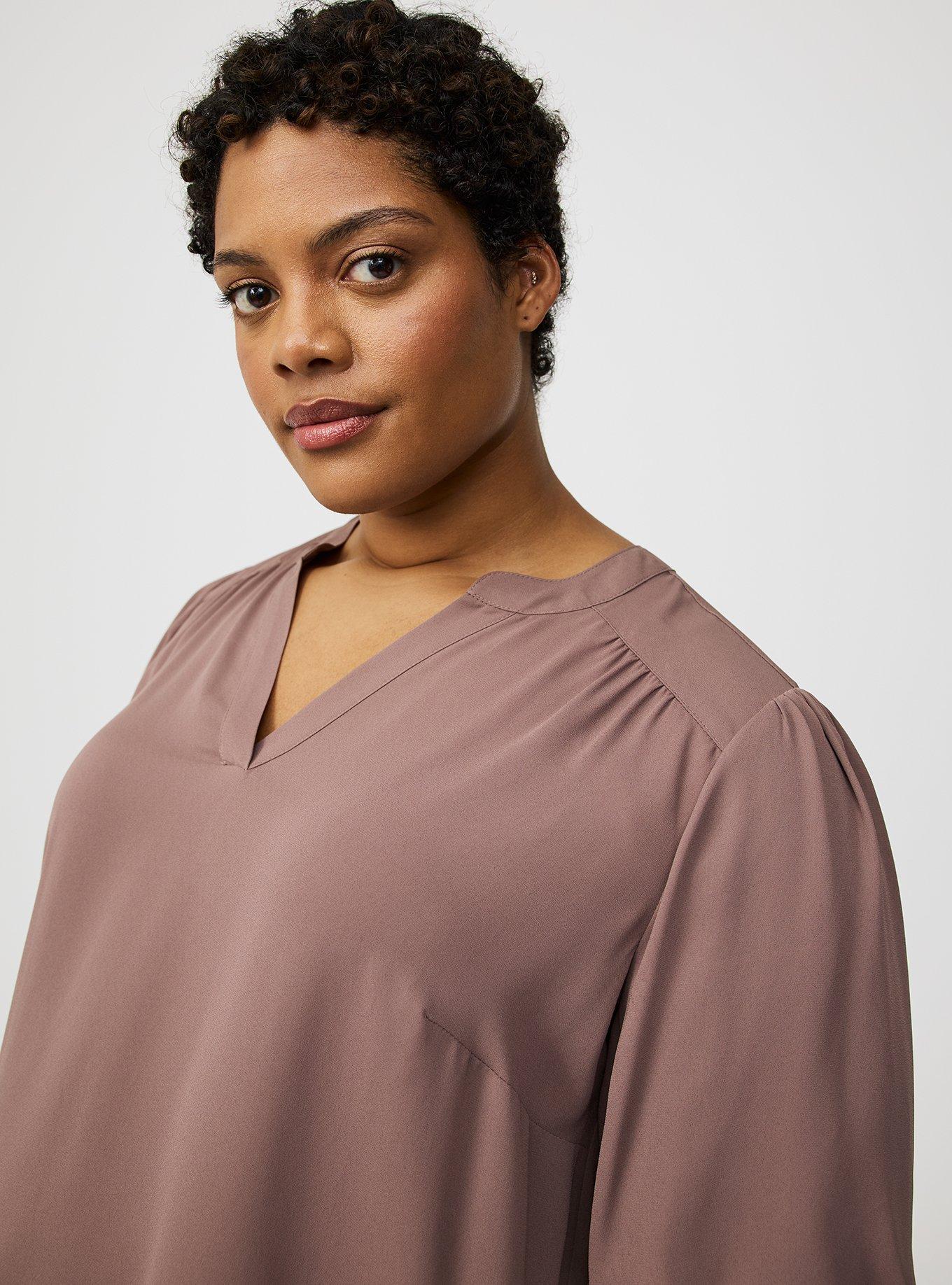 Harper Georgette Puff Sleeve Blouse