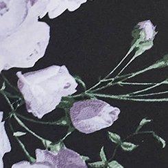 Harper Georgette Puff Sleeve Blouse, GRACIE FLORAL BLACK, swatch