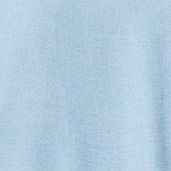 Tie-Front Puff Sleeve Blouse, LIGHT WASH, swatch