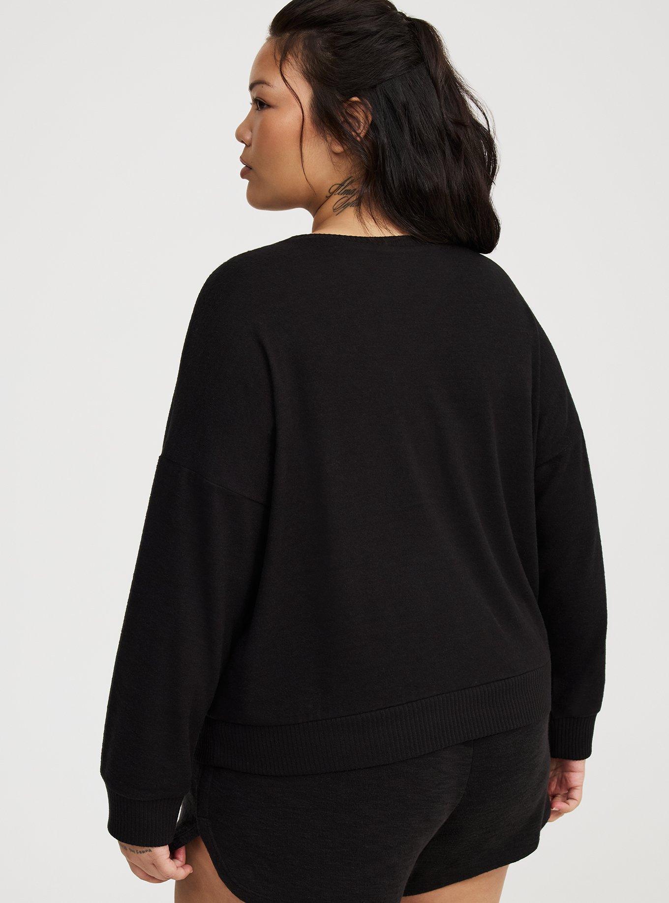 Super Soft Plush Relaxed Lounge Pullover
