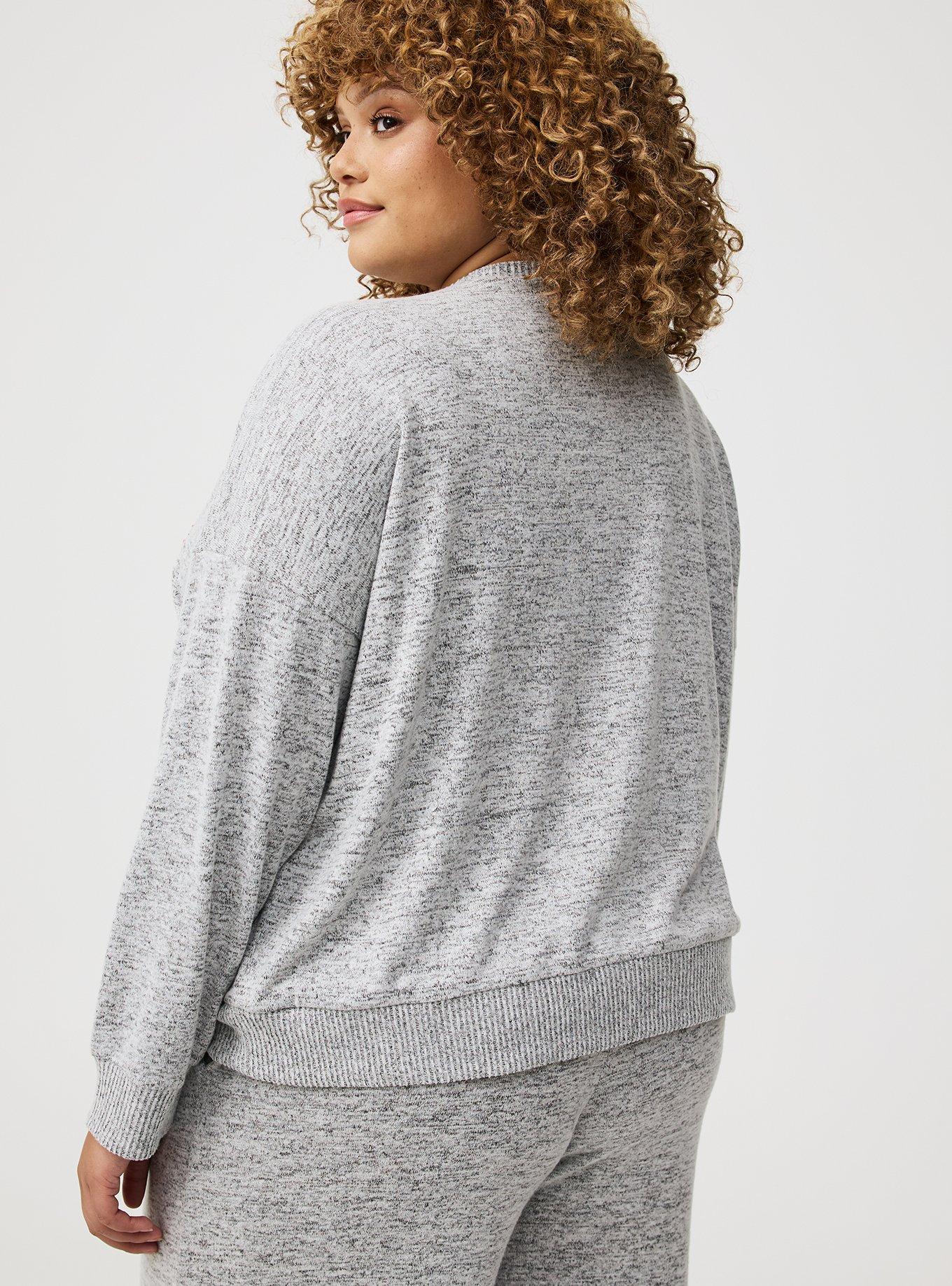 Super Soft Plush Relaxed Lounge Pullover