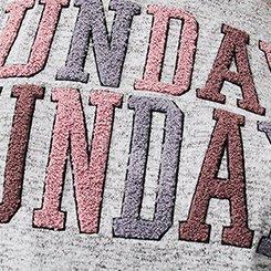 Super Soft Plush Oversized Lounge Sweatshirt, GAME DAY FOOTBALL, swatch