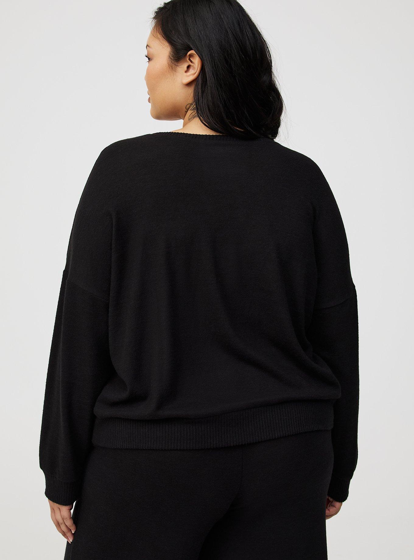 Super Soft Plush Relaxed Lounge Pullover