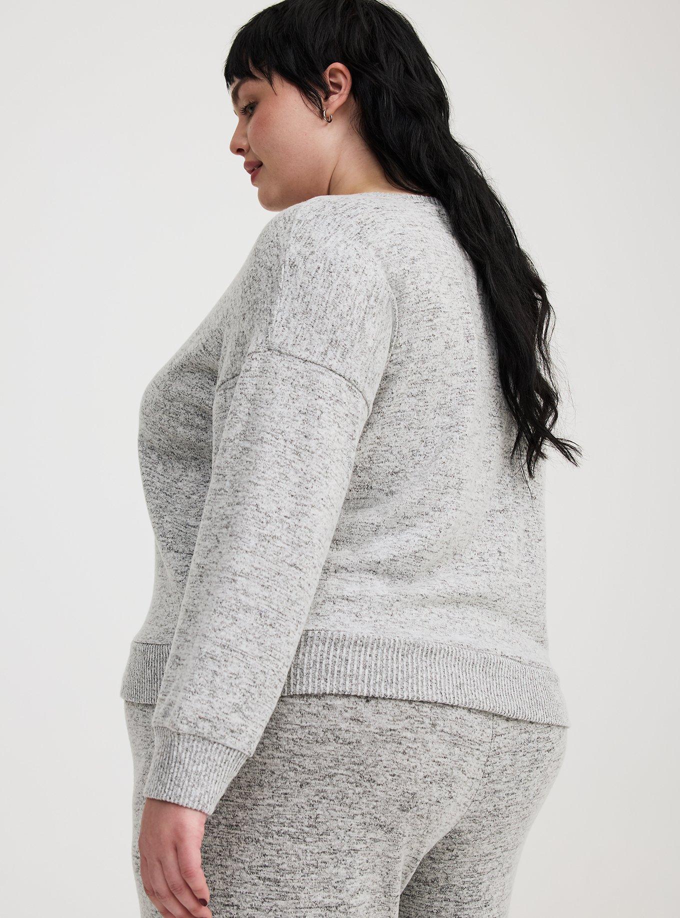Super Soft Plush Relaxed Lounge Pullover