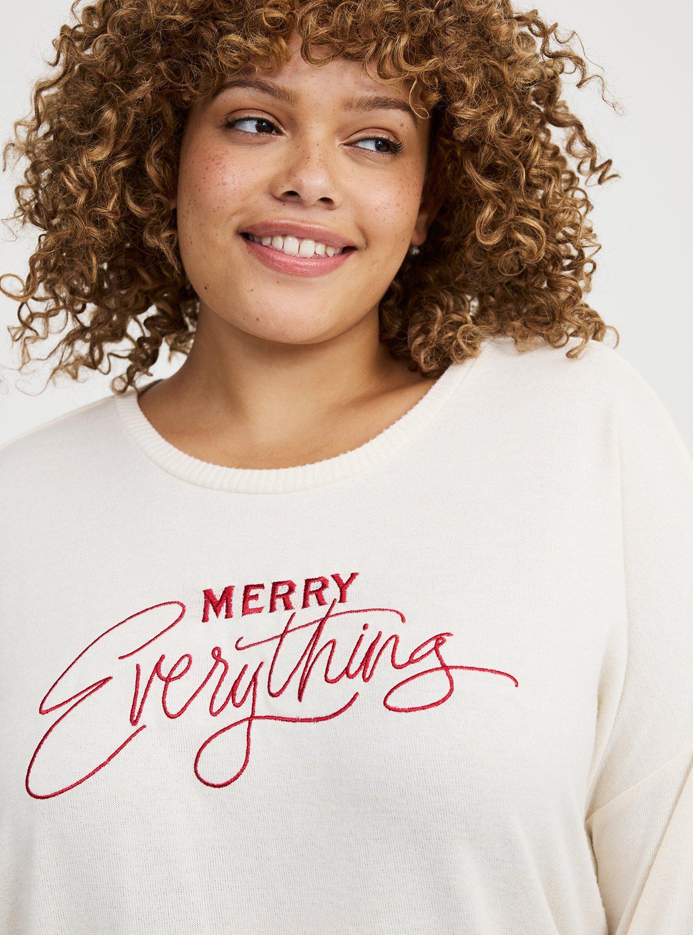 Super Soft Plush Oversized Lounge Sweatshirt