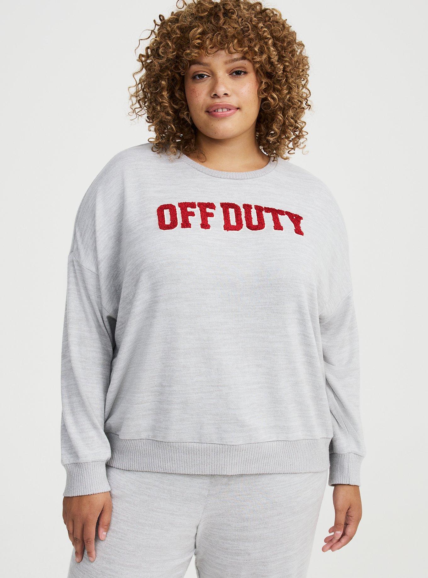 Super Soft Plush Oversized Lounge Sweatshirt