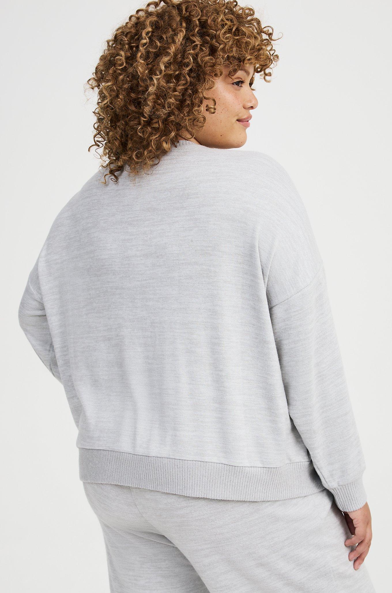 Super Soft Plush Oversized Lounge Sweatshirt