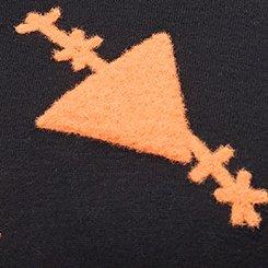 Super Soft Plush Oversized Lounge Sweatshirt, OCTOBER PUMPKIN BLACK, swatch