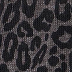 Waffle Dolphin Hem Sleep Short, LILS LEOPARD GRAY, swatch