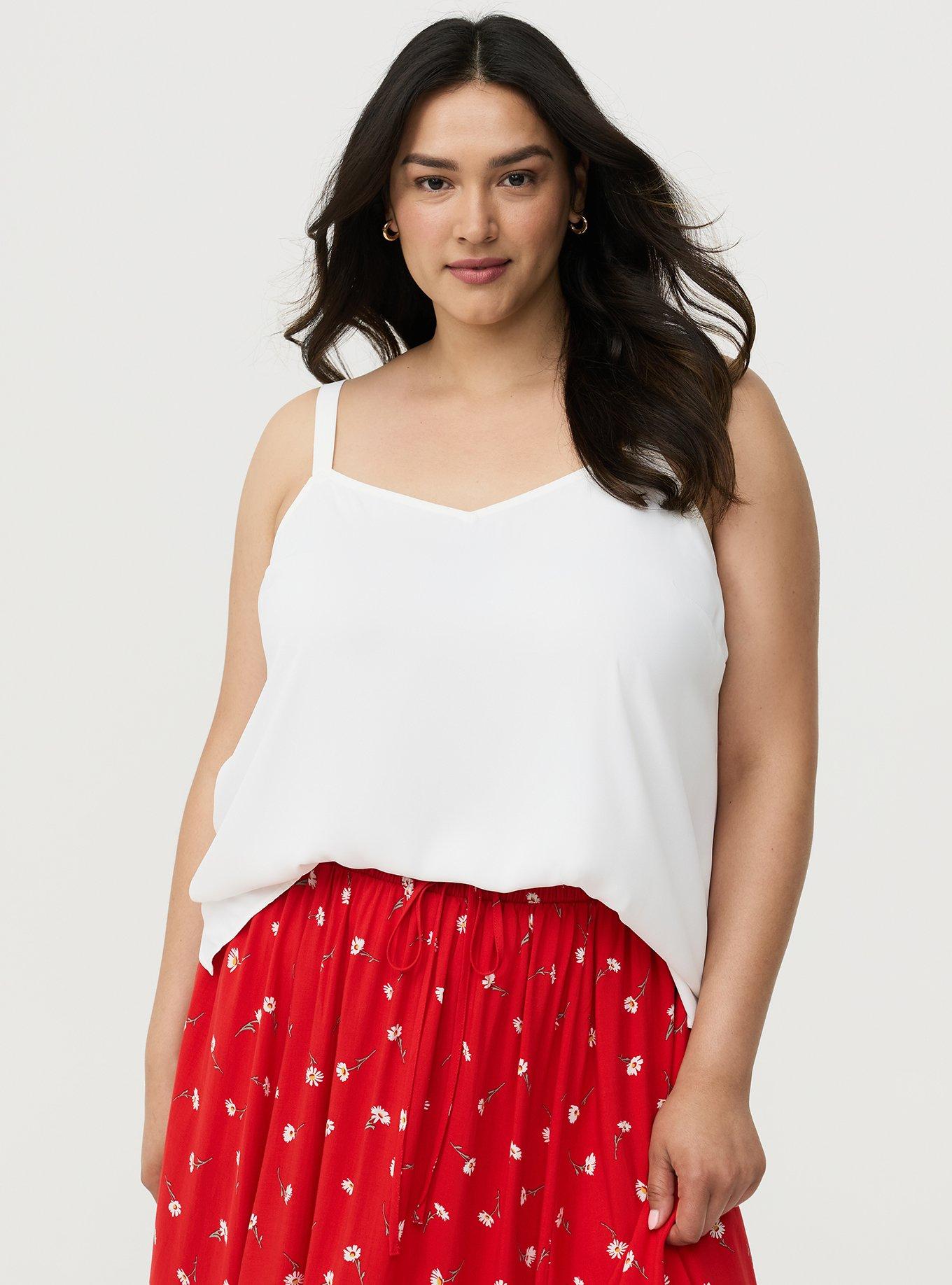 Sophie Georgette Swing Cami, CLOUD DANCER, alternate