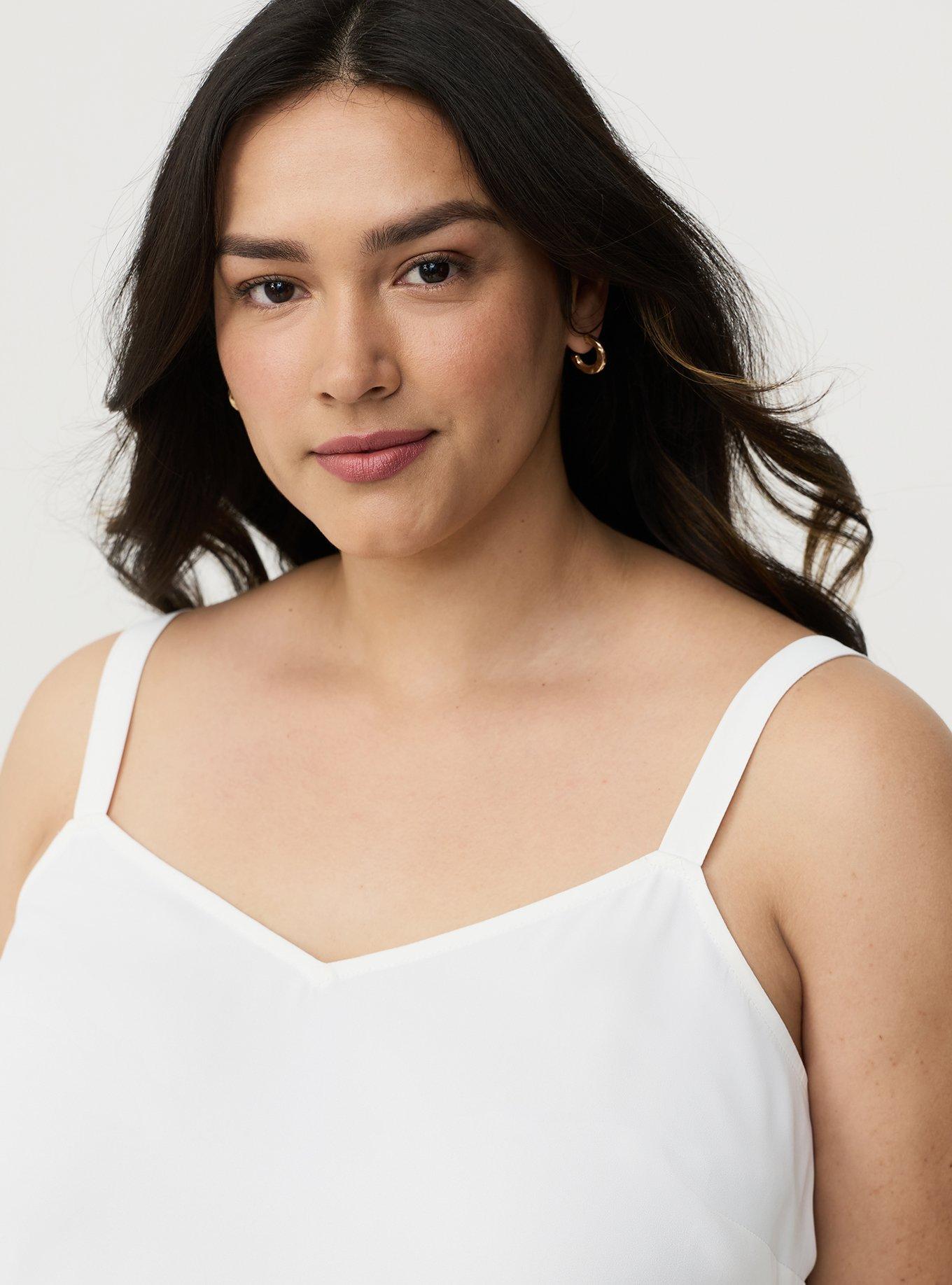 Sophie Georgette Swing Cami, CLOUD DANCER, alternate