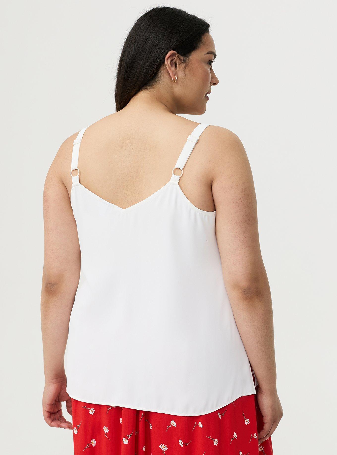 Sophie Georgette Swing Cami, CLOUD DANCER, alternate