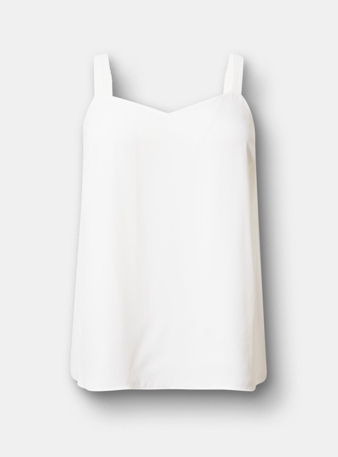 Sophie Georgette Swing Cami, CLOUD DANCER, hi-res