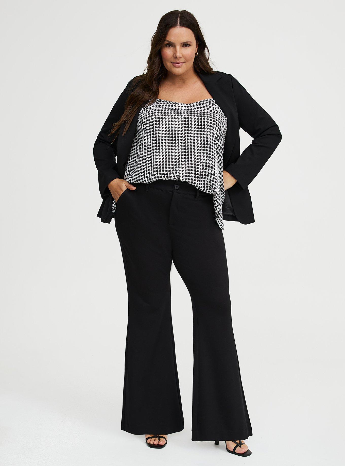 Sophie Georgette Swing Cami, TRADITIONAL HERRINGBONE WHITE SMALLER, alternate