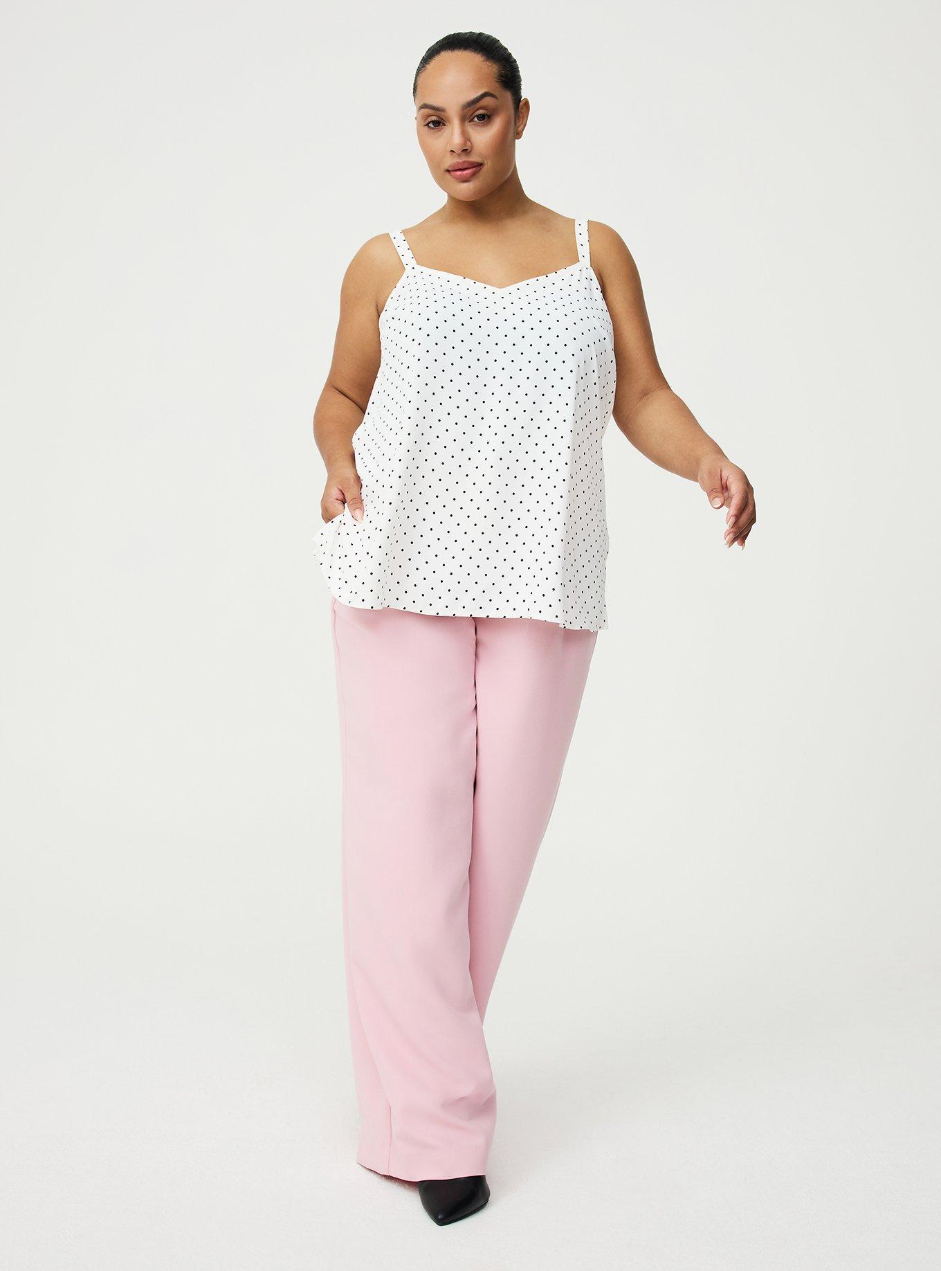 Sophie Georgette Swing Cami, CHIC DOT WHITE, alternate