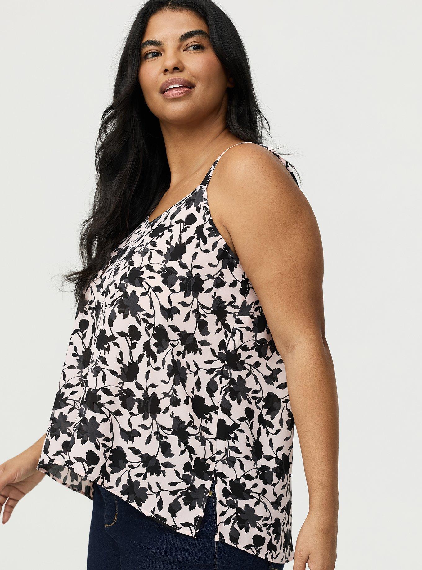 Sophie Georgette Swing Cami, CONTEMPLATE FLORAL PINK, alternate