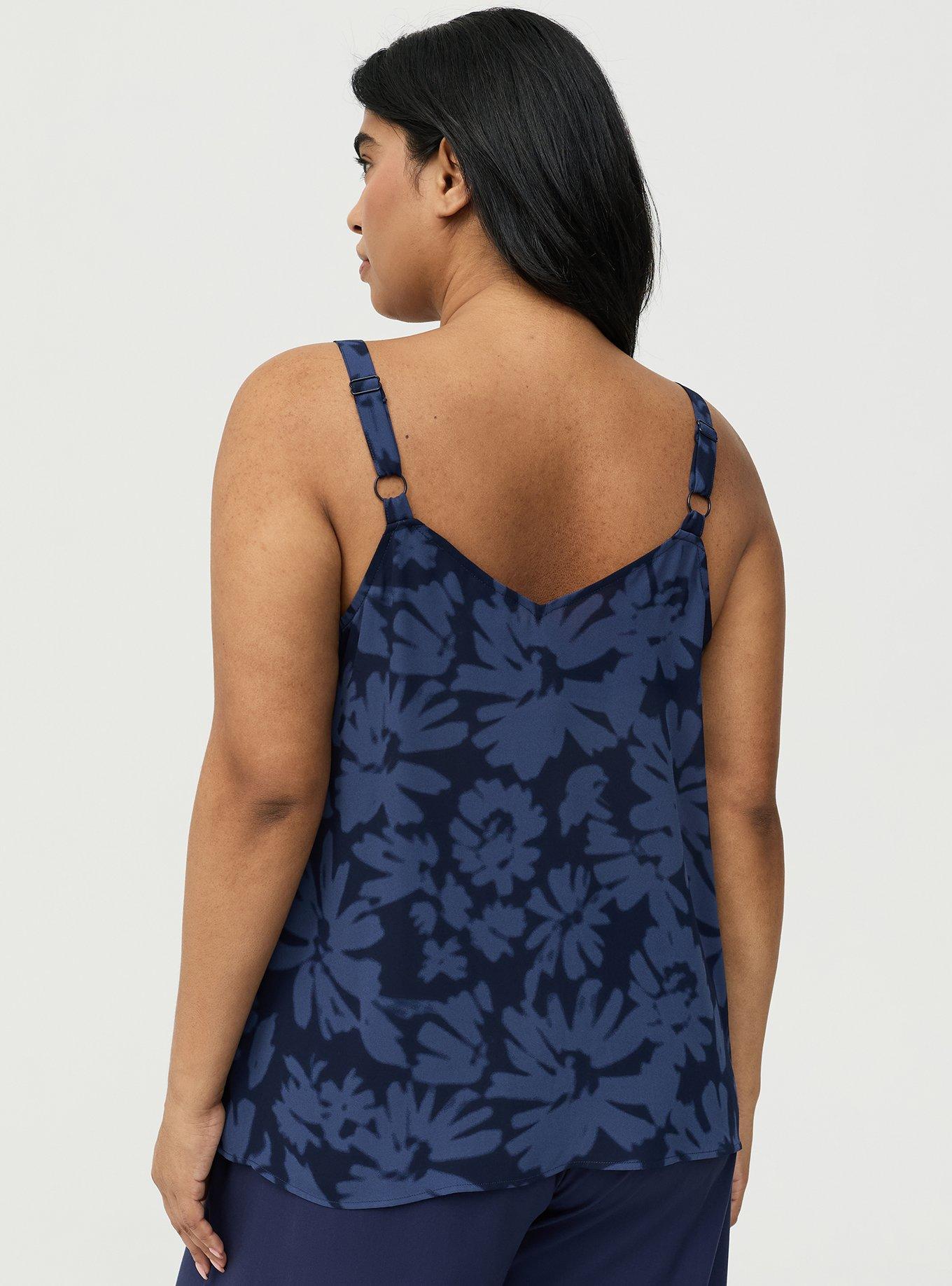 Sophie Georgette Swing Cami, AVERY DAISIES FLORAL BLUE, alternate