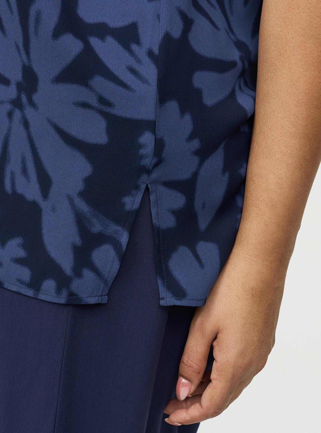 Sophie Georgette Swing Cami, AVERY DAISIES FLORAL BLUE, alternate