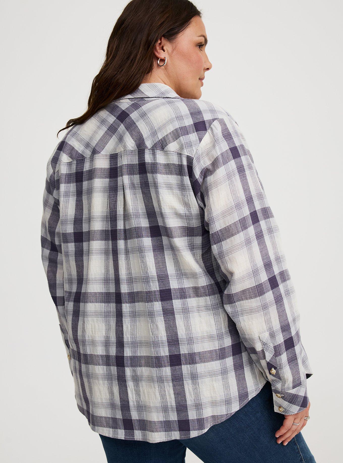Lizzie Cotton Button-Up Shirt