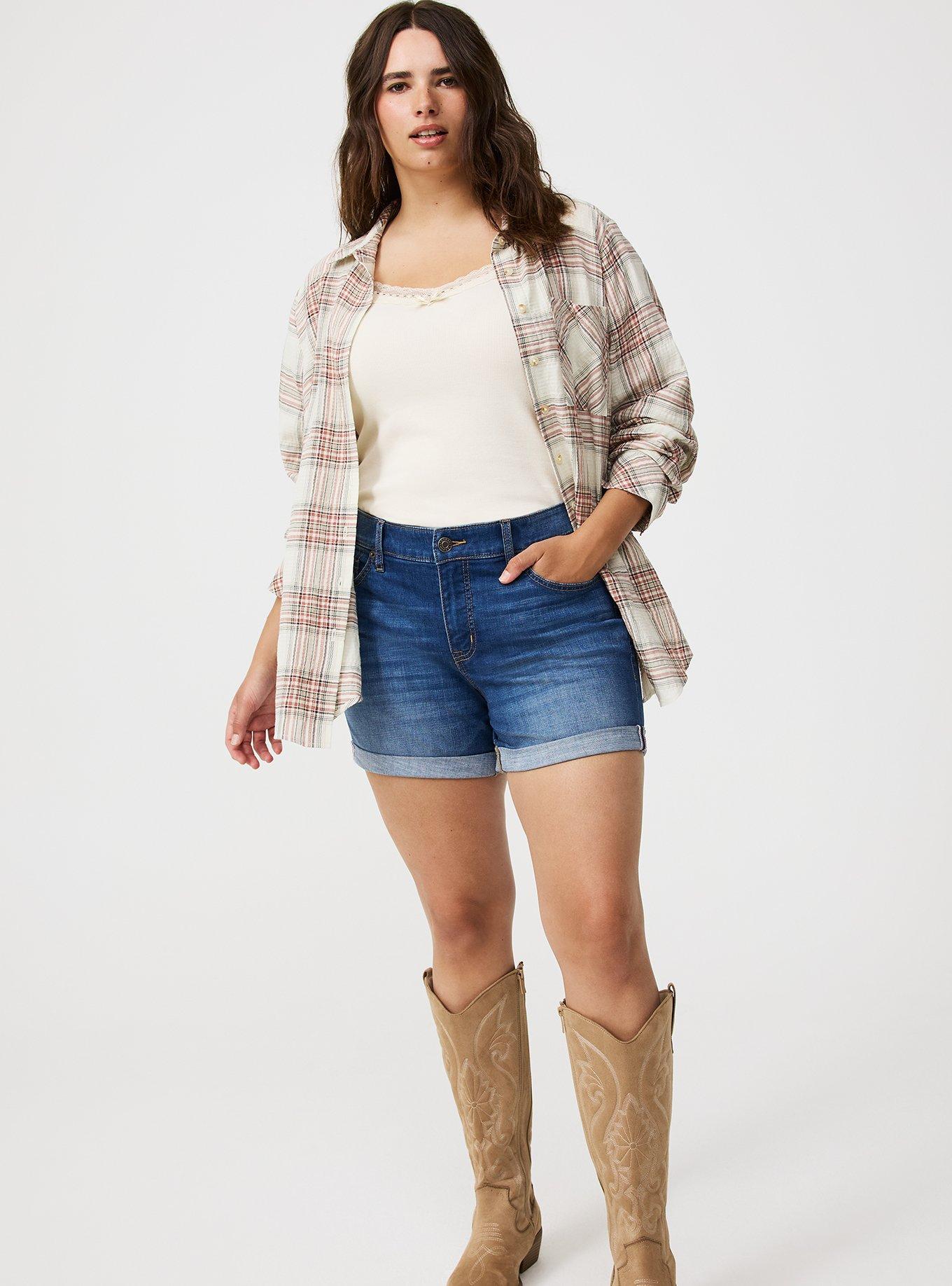 Lizzie Cotton Button-Up Shirt