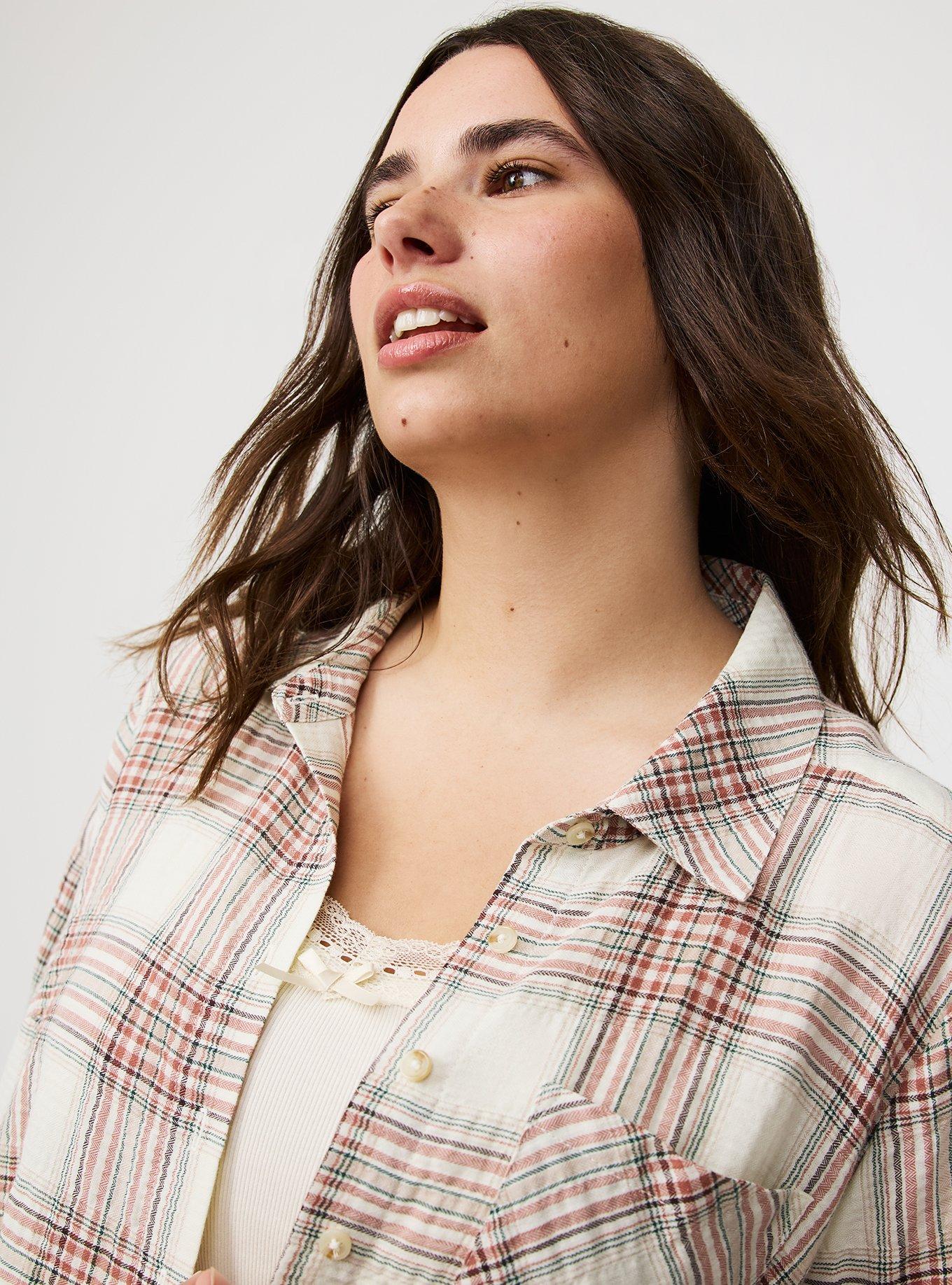 Lizzie Cotton Button-Up Shirt