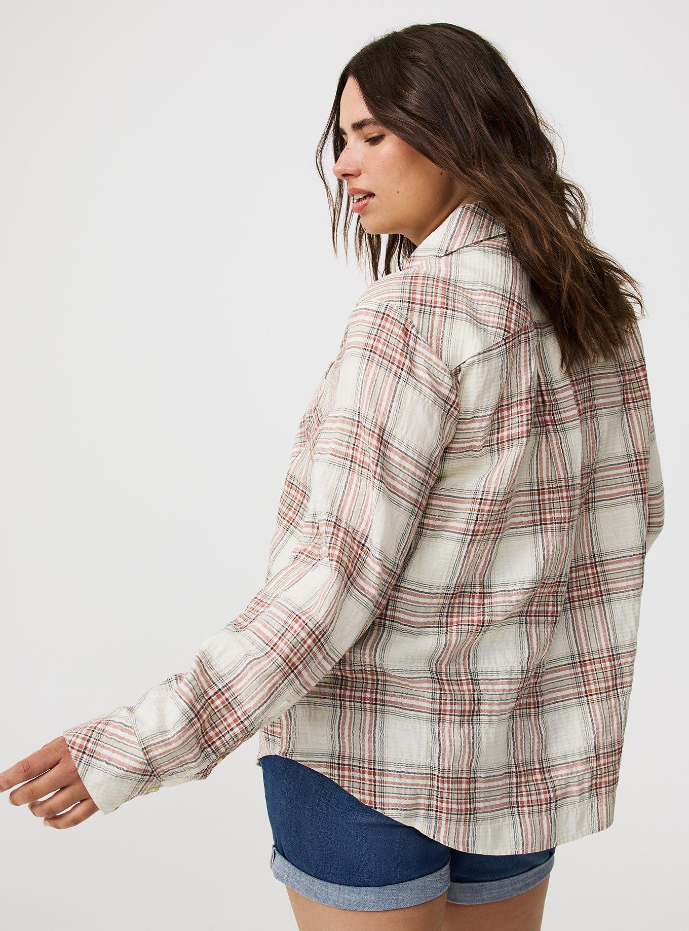 Lizzie Cotton Button-Up Shirt