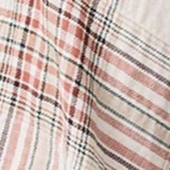 Lizzie Cotton Button-Up Shirt, ELLE PLAIDS WHISPER WHITE, swatch