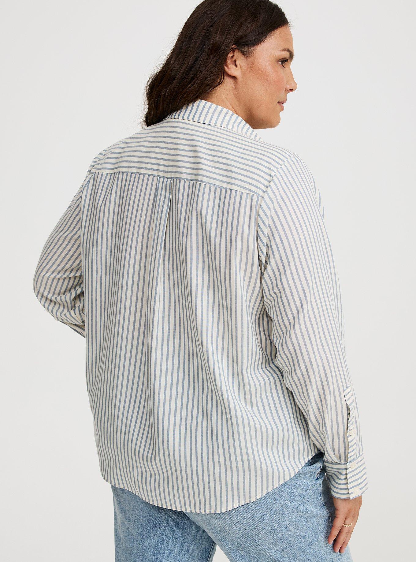 Lizzie Cotton Rayon Button-Up Shirt