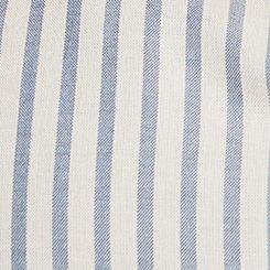 Plus Size Lizzie Cotton Rayon Button-Up Shirt, SCOTT STRIPE WHISPER WHITE, swatch