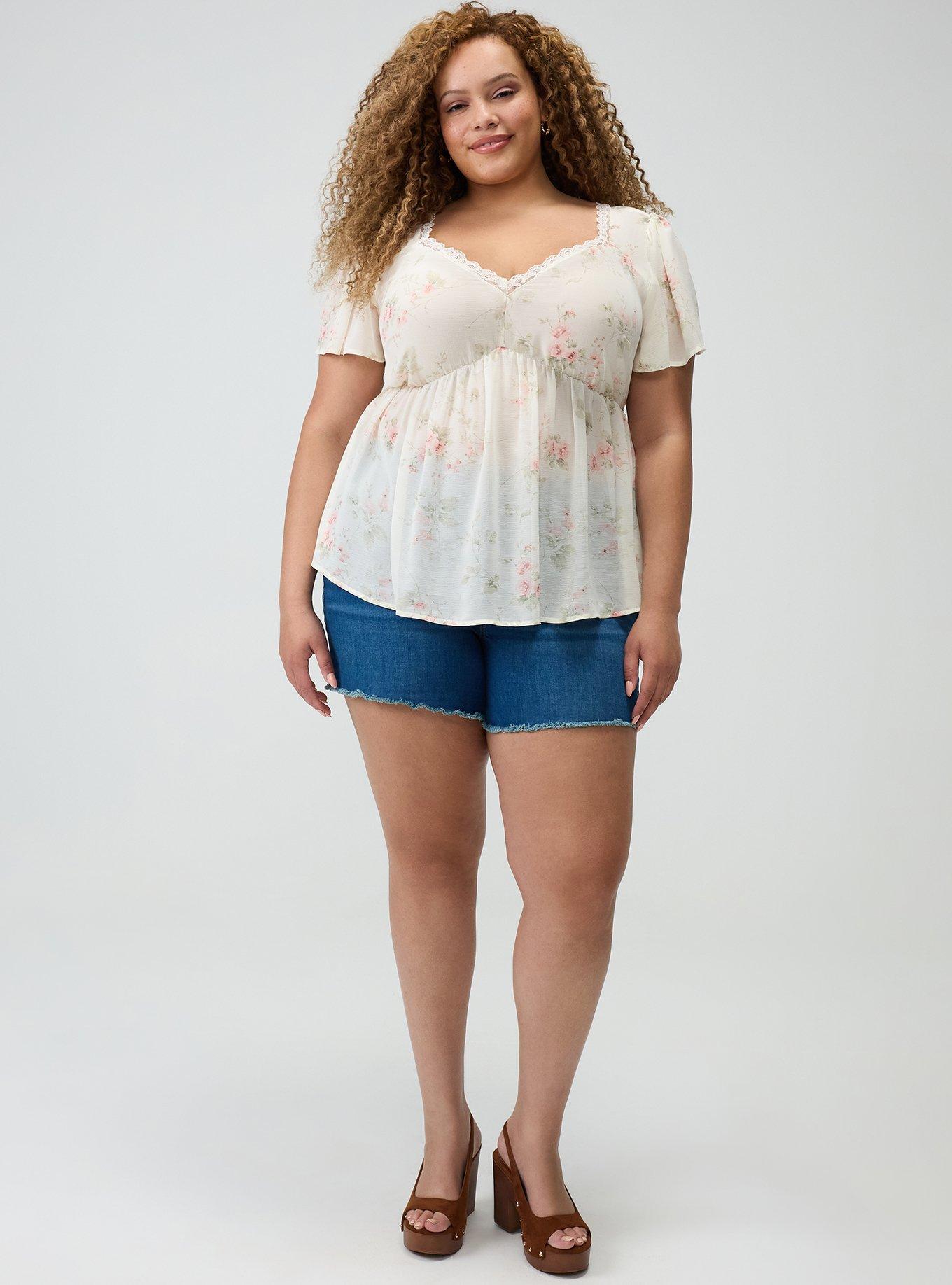 Tie Back V-Neck Blouse, GRACE FLORAL IVORY, alternate