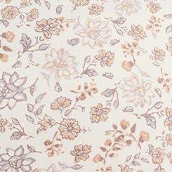 Challis V-Neck Ruffle Top, FLORAL PAISLEY BIRCH, swatch