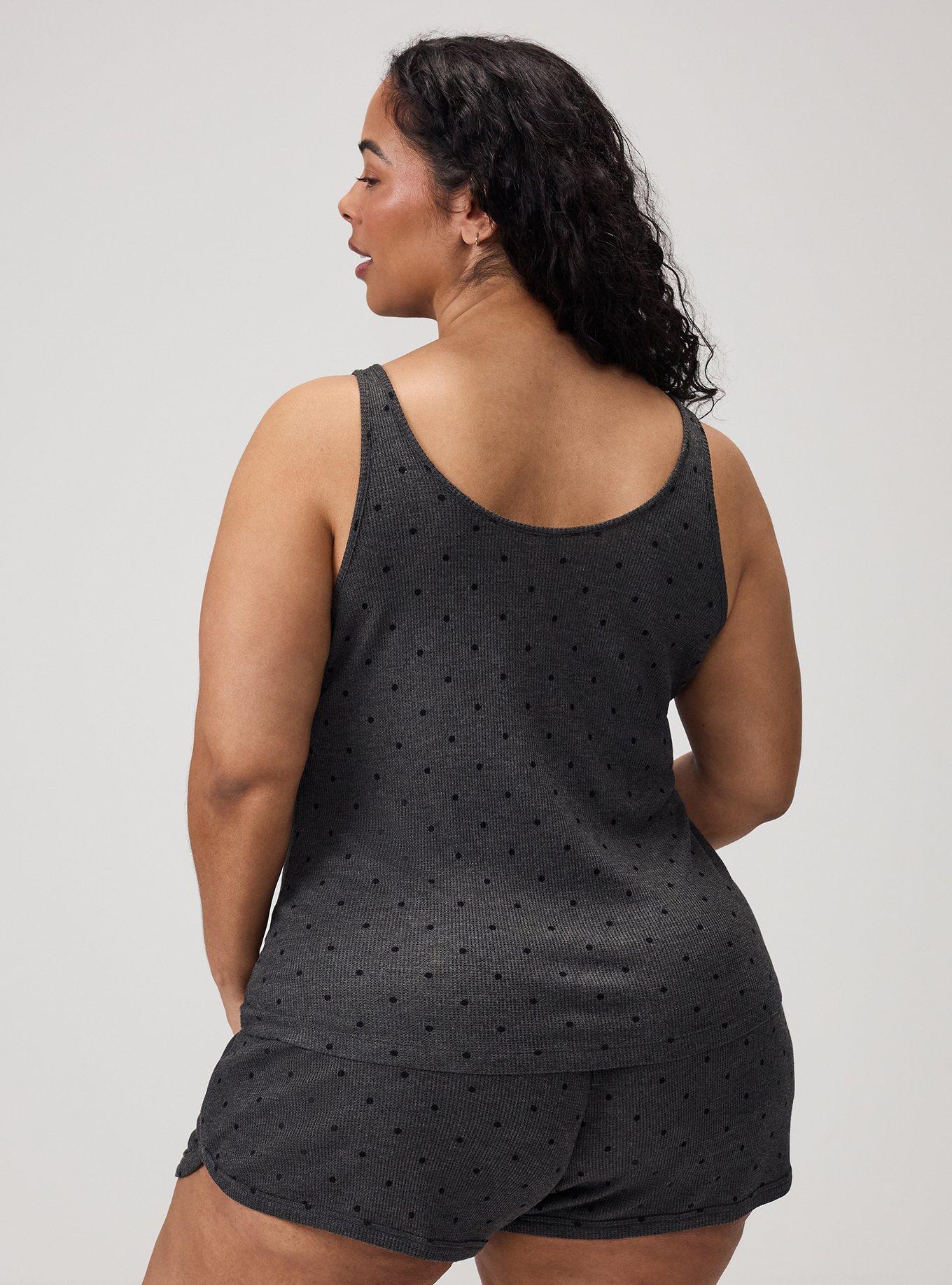 Waffle Sleep Tank, SYDNEY DOTS HEATHER, alternate