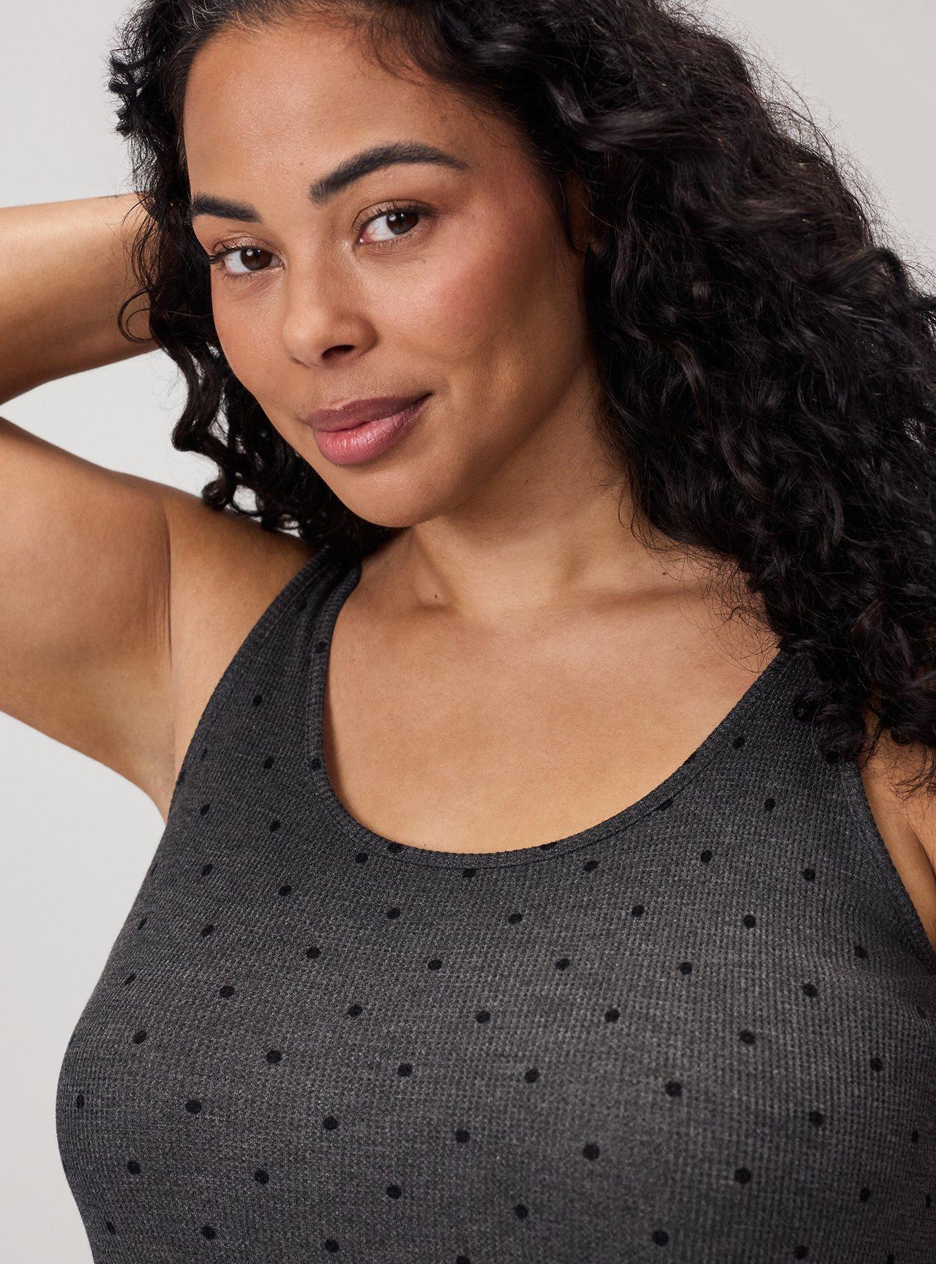 Waffle Sleep Tank, SYDNEY DOTS HEATHER, alternate