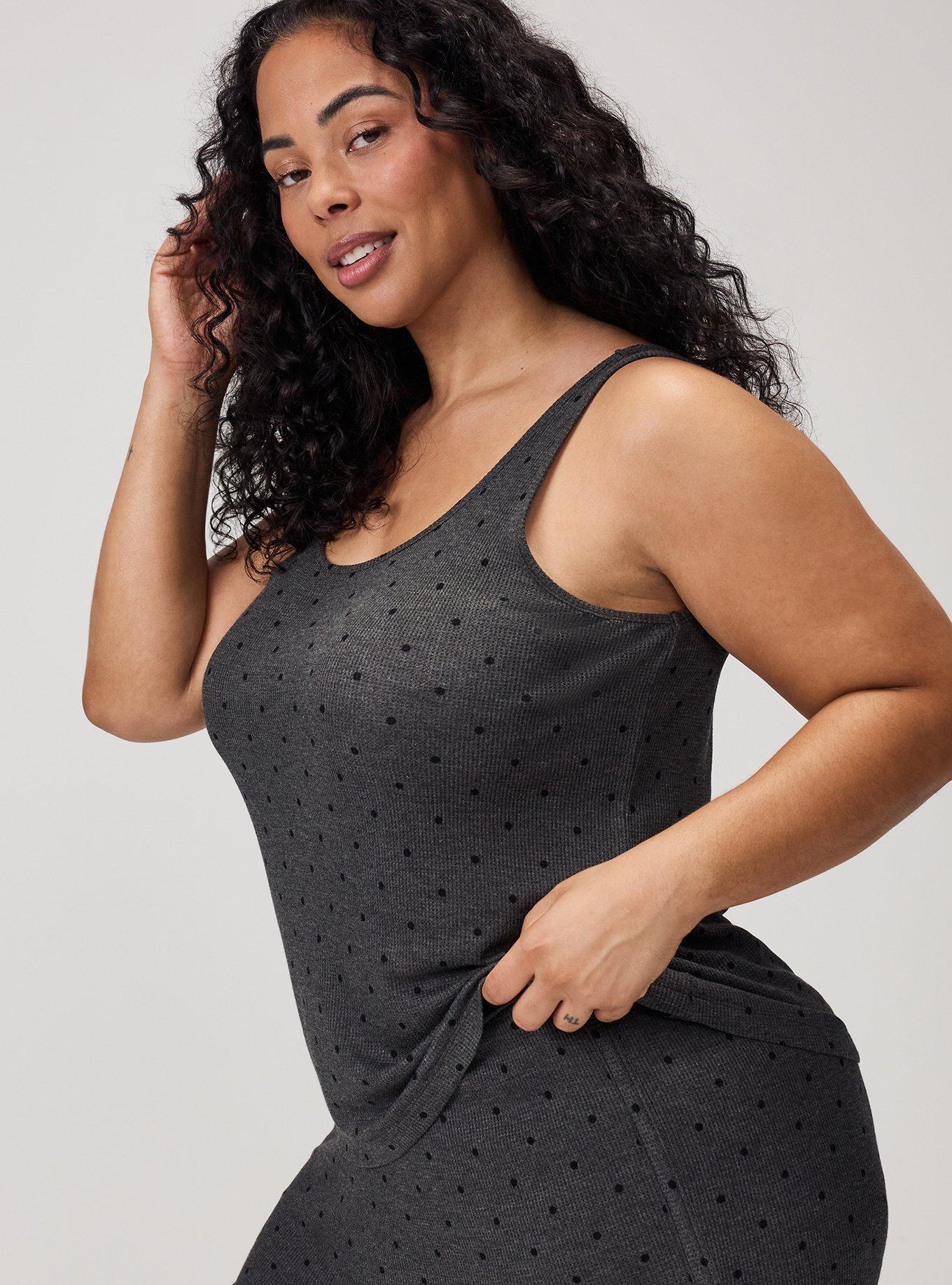 Waffle Sleep Tank, SYDNEY DOTS HEATHER, alternate