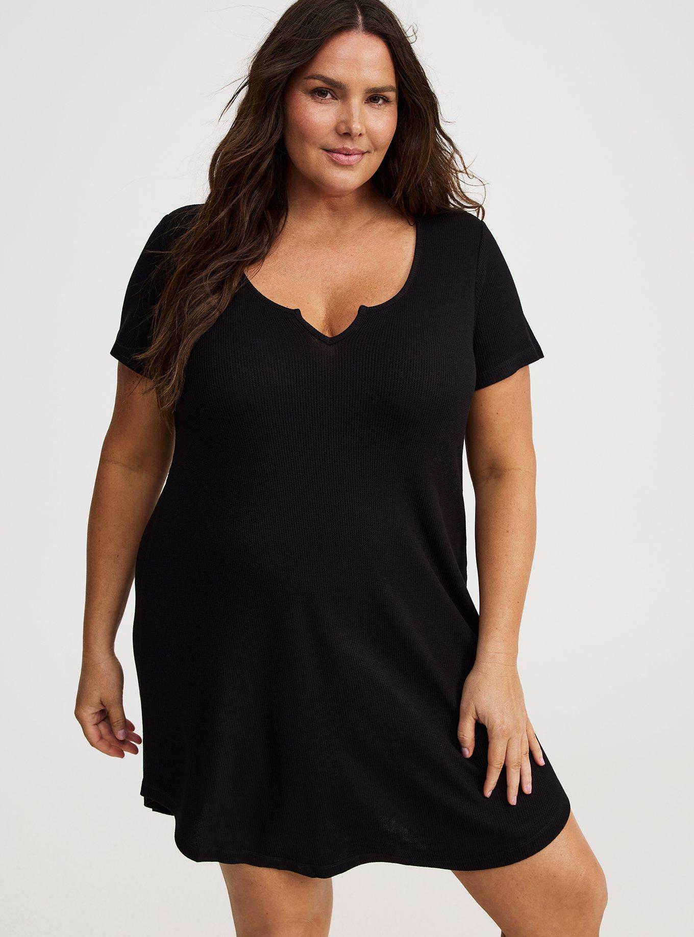 Waffle Sleep Tee Dress