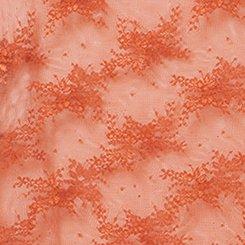 Plus Size Sheer Lace Long Sleeve Crew Top, BRUSCHETTA, swatch