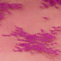 Sheer Lace Long Sleeve Crew Top, PURPLE POTION, swatch