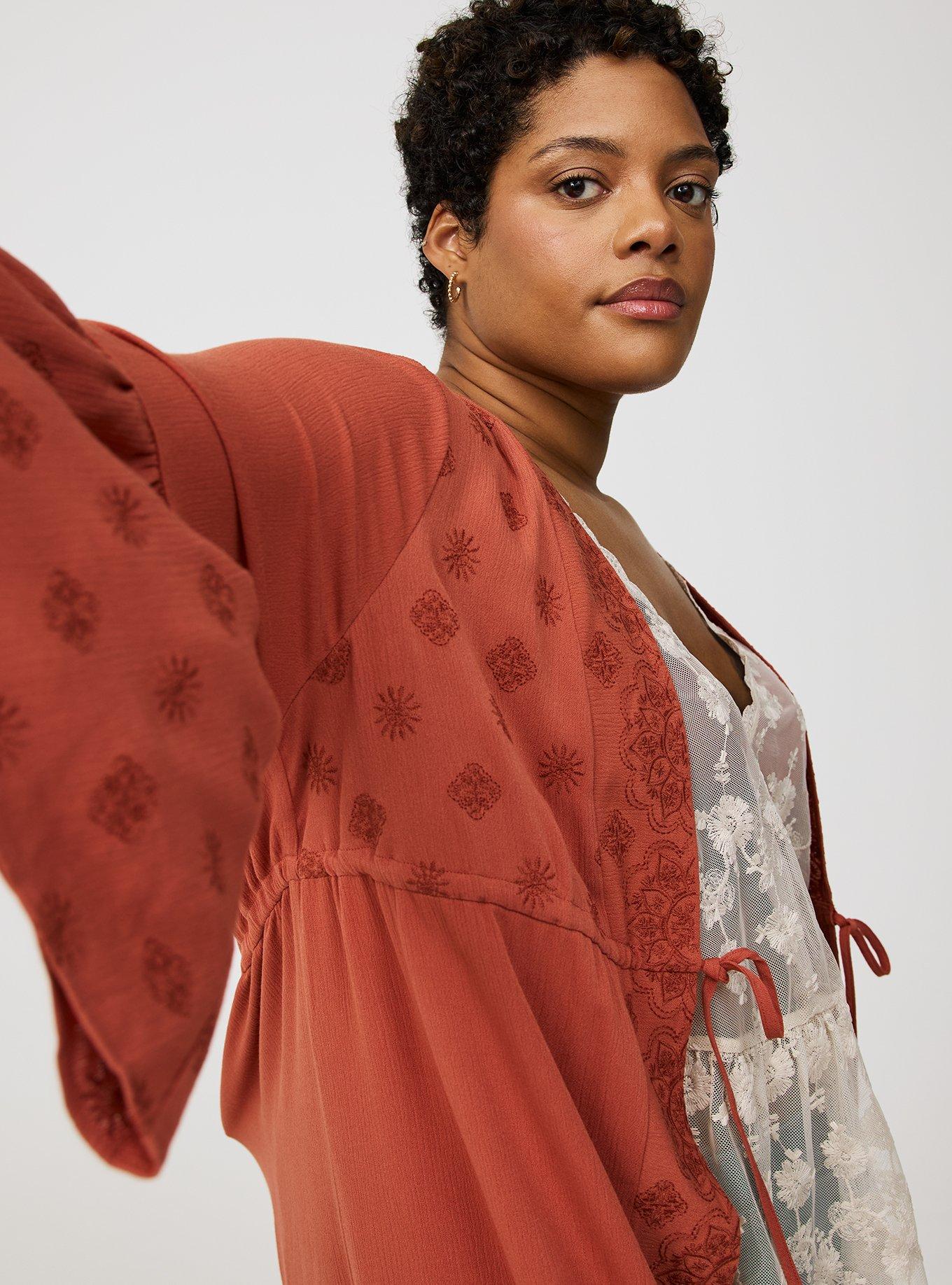 Embroidered Kimono