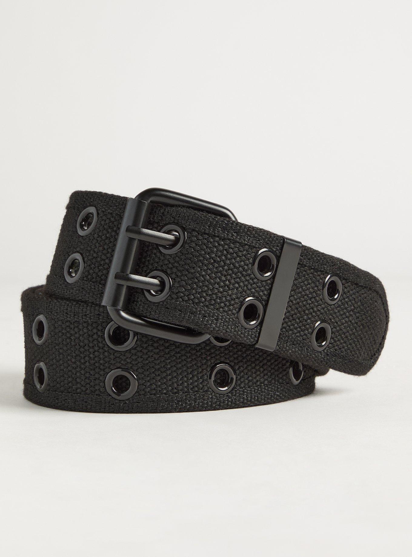 Canvas Grommet Denim Belt