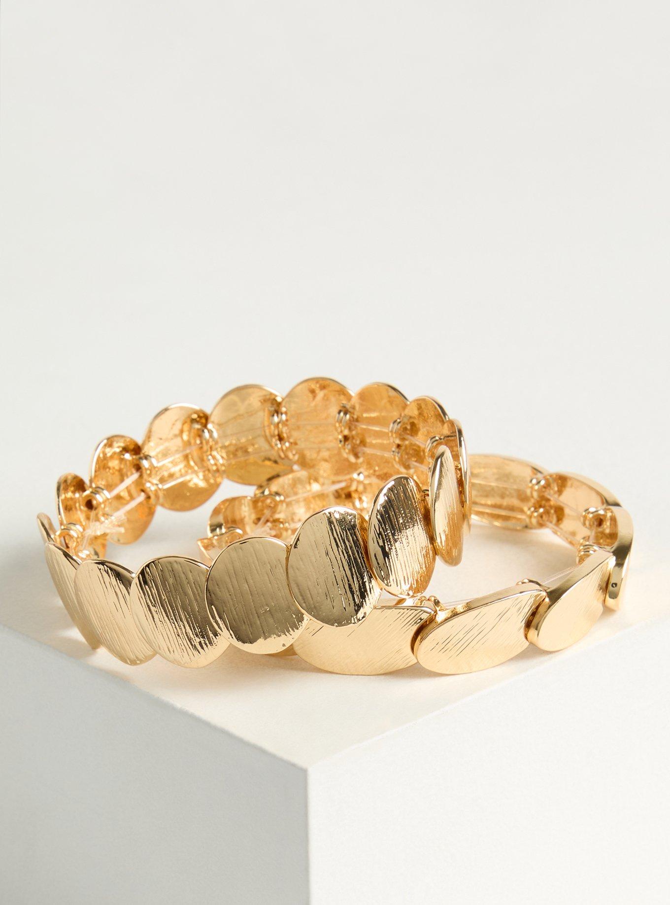 Stretch Disc Bracelet Set