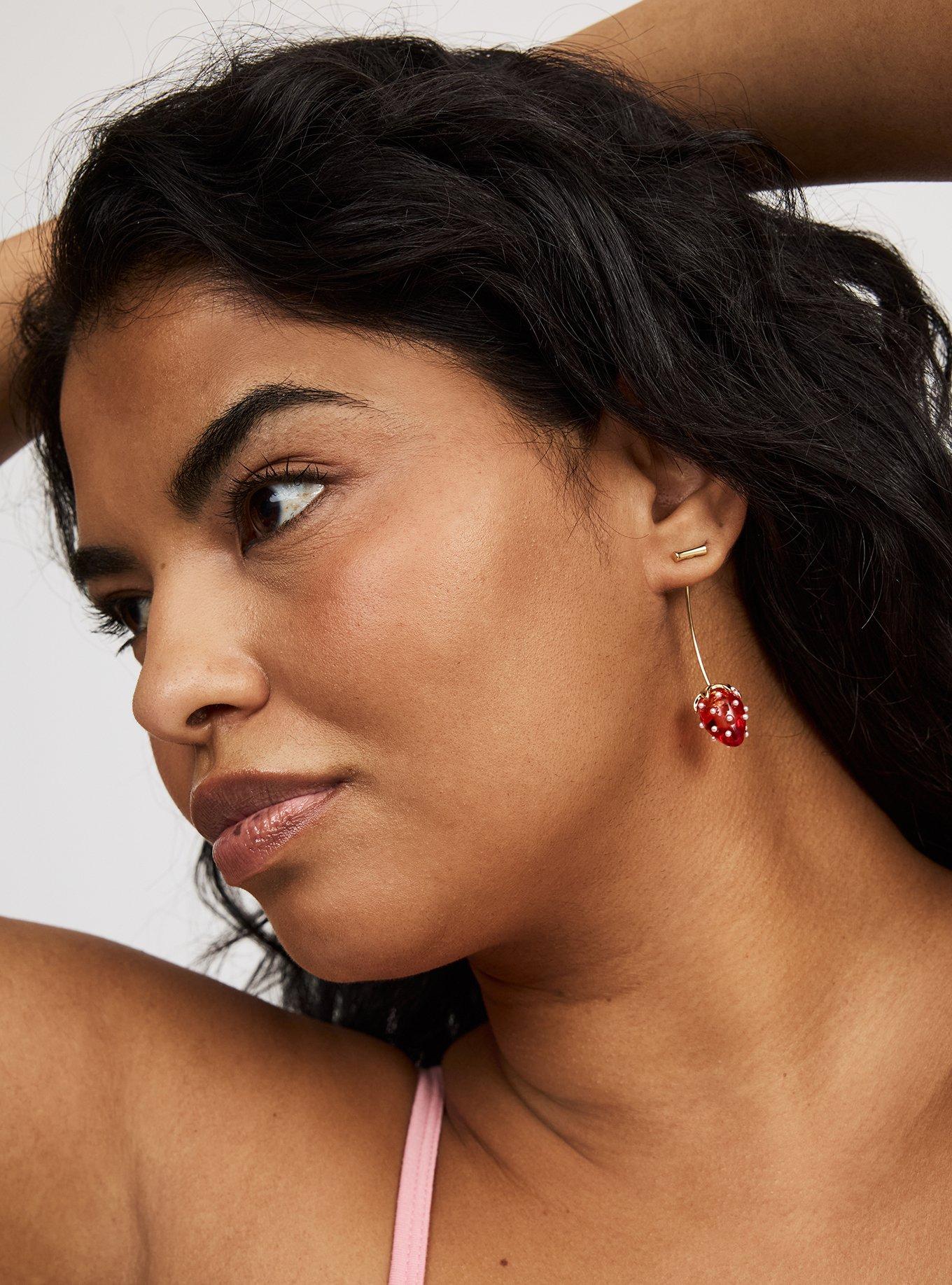 Strawberry Statement Earring